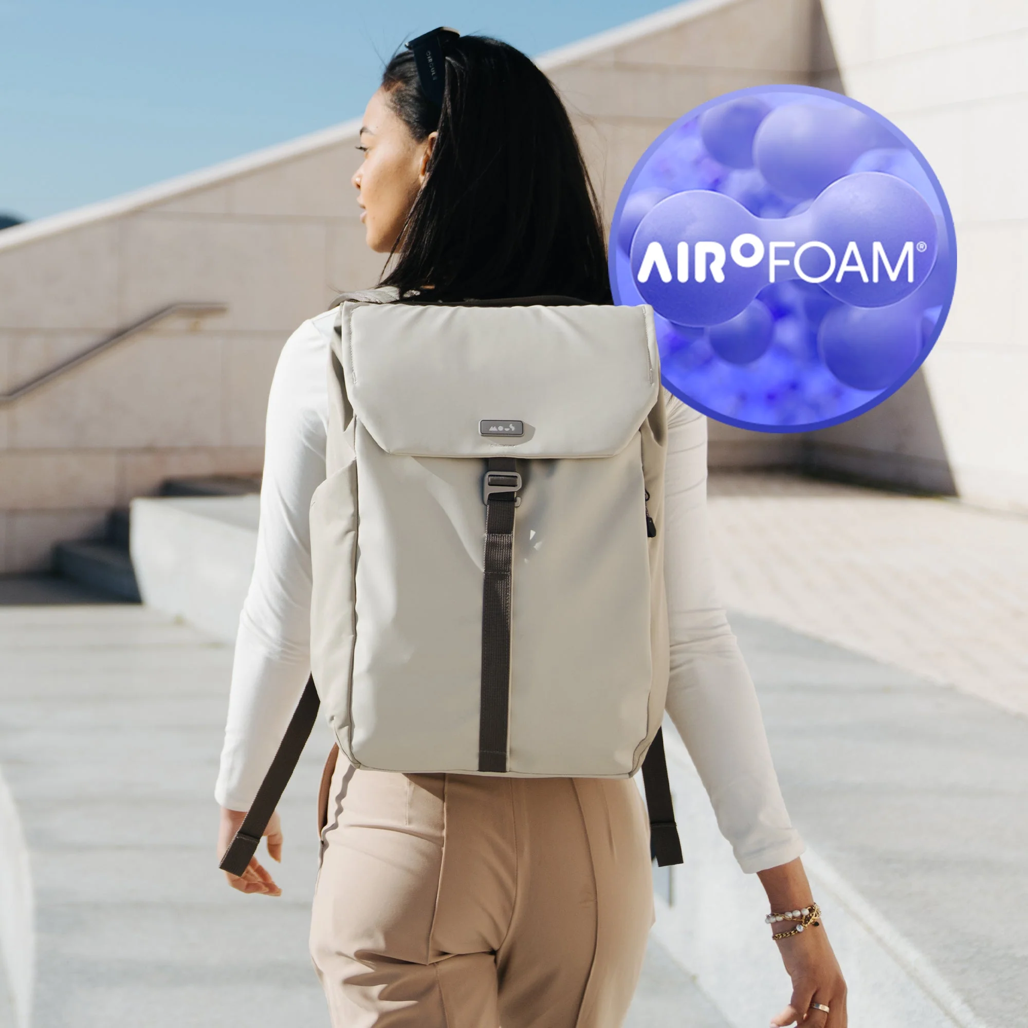 Stone Flap Backpack with AiroFoam® - Day - Image 3