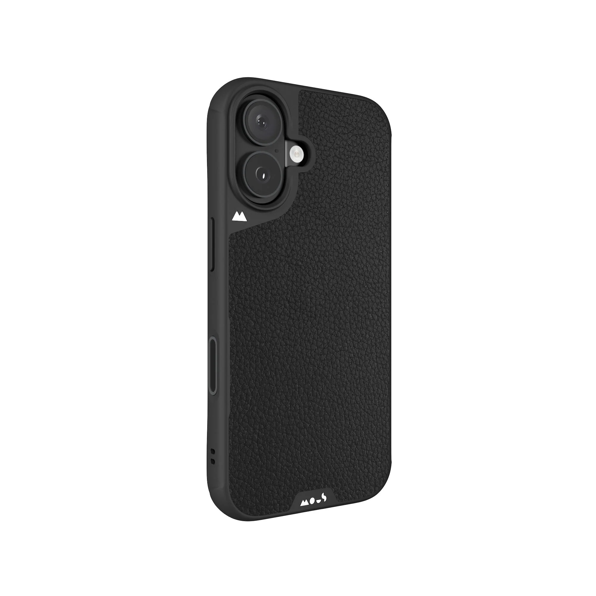 Black Leather Protective Phone Case with Camera Control Button - Limitless - Image 9