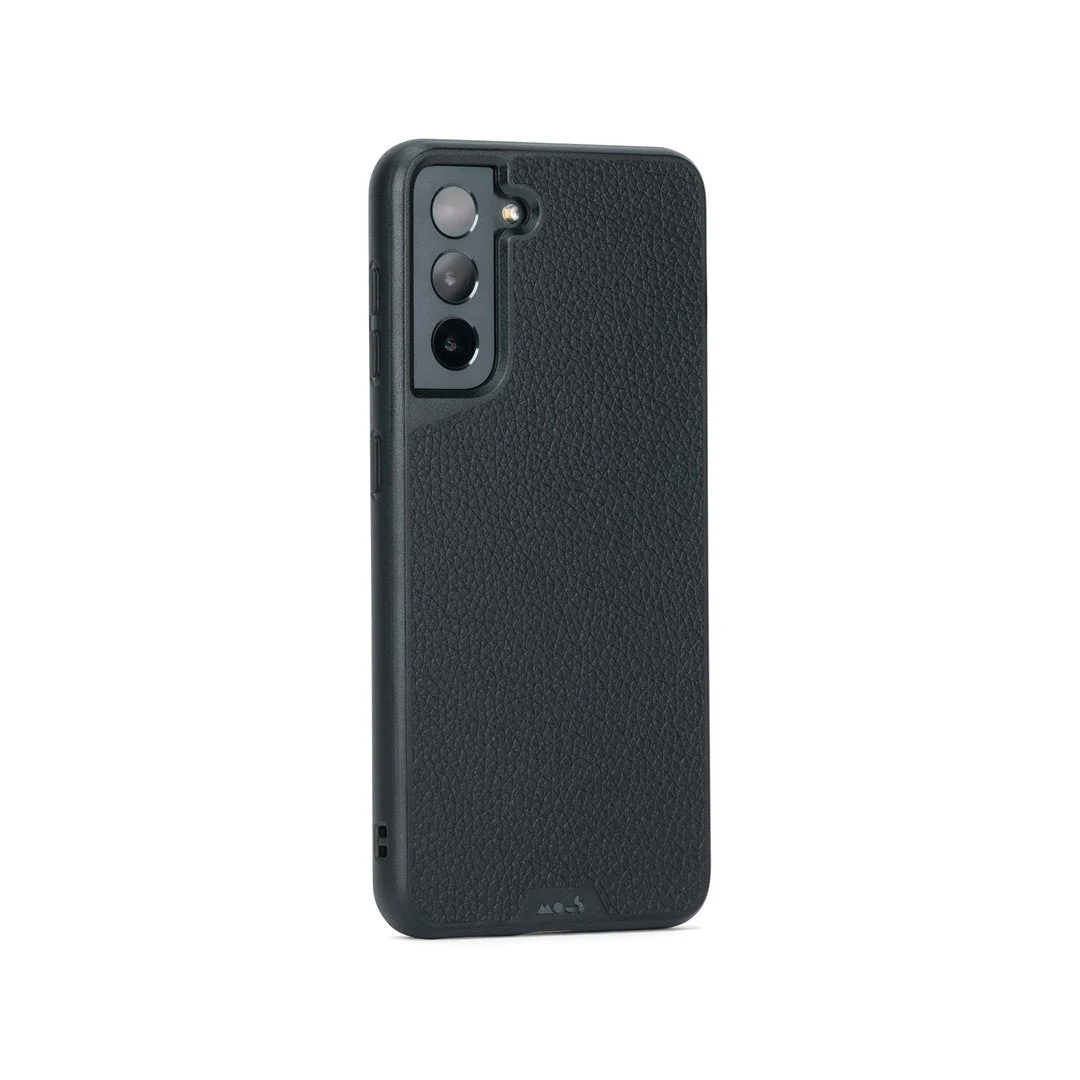 Black Leather Protective Phone Case - Limitless - Image 47